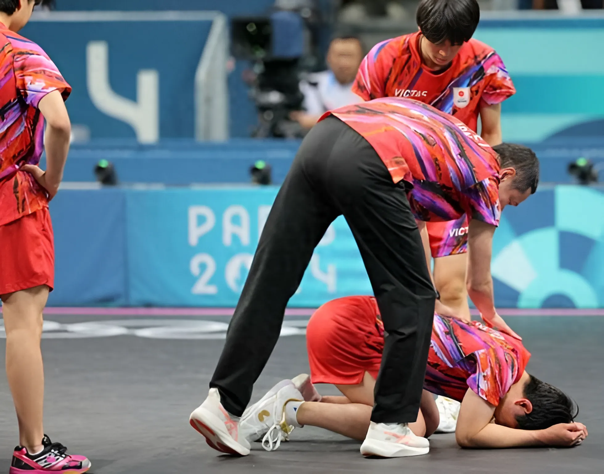 奥地利队鏖战日本队，梁靖崑扛起全队的简单介绍